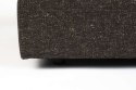 Podnóżek tapicerowany kwadratowy brązowy SENSE