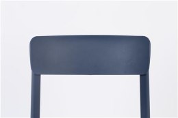 Krzesło proste plastikowe granatowe CAROL