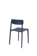 Krzesło proste plastikowe granatowe CAROL