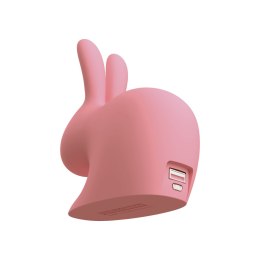 Powerbank Mini królik różowy RABBIT - Zestaw 5 sztuk