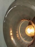 Lampa ścienna szklana torus antracytowa BRUSSELS