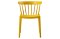 Krzesło plastikowe BLISS żółte ochra