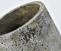Osłonka betonowa prosta z nóżkami postarzana Grigio old 3C