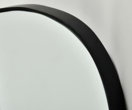 Lustro wiszące asymetryczne w czarnej ramie Modern 1 S
