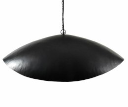 Lampa sufitowa metalowa wygięta czarna Modern black 2
