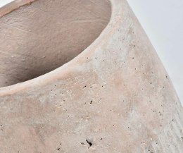 Osłonka betonowa okrągła żłobiona kremowa Sirocco B