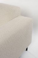 Sofa tapicerowana 2,5-osobowa biała SOFIA