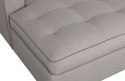 Sofa narożna lewa tapicerowana natural LISA