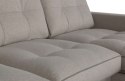 Sofa narożna prawa tapicerowana natural LISA
