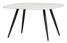 Stół ze stożkową nogą lakierowany jasnoszary TABLO