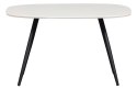 Stół ze stożkową nogą lakierowany jasnoszary TABLO