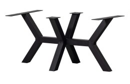 Noga metalowa czarna ZEELAND do stolu TABLO