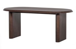 Stół drewniany elipsa orzech ELLIPS 90x180