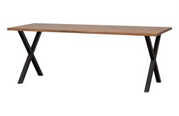 Stół drewniany orzech na nodze X-leg JIMMY 200x90