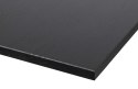 Stół dębowy czarny TABLO 160x90
