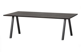 Stół dębowy czarny TABLO 180x90