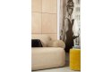 Sofa 2-osobowa tapicerowana sztuczne futro natural JOLIE