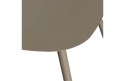 Stolik kawowy metalowy asymetryczny oliwkowy AIVY 50x68cm