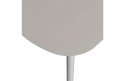 Stolik kawowy metalowy asymetryczny szary AIVY 50x68cm