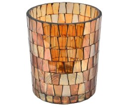 Lampion szklany mozaika witraż bursztynowy Spring 9A M