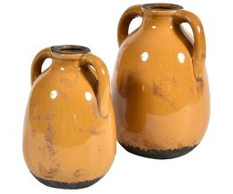 Wazon ceramiczny amfora pomarańczowy Etno 1A M