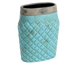 Wazon / osłonka ceramiczna jasny turkus Azzurro B