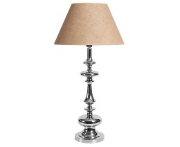 Lampa stołowa / podłogowa glamour srebrna Deluxe 6
