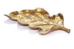 Taca w kształcie liścia złota