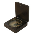 Zamykany kompas "Lewis&Clark" z drewna indyjskiego