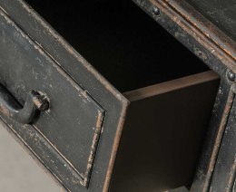 Loft metalowy stolik / konsola z szufladami