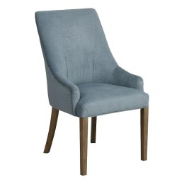 Krzesło tapicerowane niebieskie Domaine 2