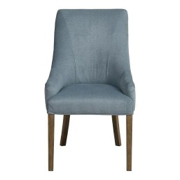 Krzesło tapicerowane niebieskie Domaine 2