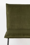 Krzesło tapicerowane velvet FILLIPA oliwkowy