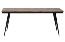 Stół Rhombic drewno/metal 180x90cm