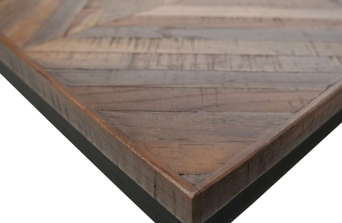 Stół Rhombic drewno/metal 220x90cm