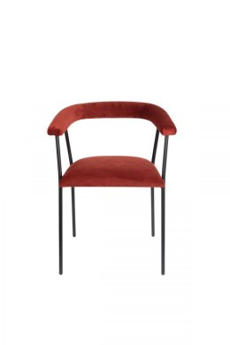 Krzesło do jadalni HAILY czerwone