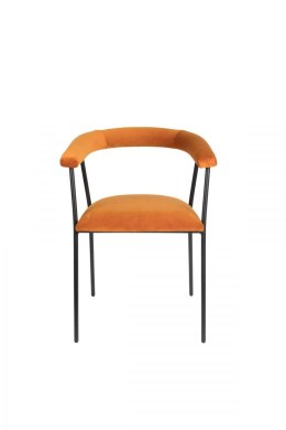 Krzesło do jadalni HAILY jasnopomarańczowe