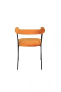 Krzesło do jadalni HAILY jasnopomarańczowe