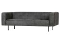 Sofa Skin 2,5-osobowa 213 cm ciemnoszara
