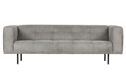 Sofa Skin 2,5-osobowa 213 cm jasnoszary