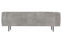 Sofa Skin 2,5-osobowa 213 cm jasnoszary