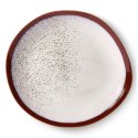 Zestaw 2 talerzy obiadowch ceramika 70's: frost
