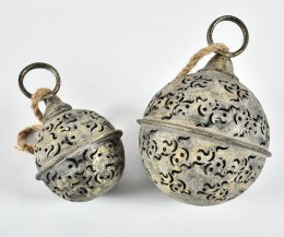Bombka ażurowa z dzwonkiem Ø 22 cm Barok Old A