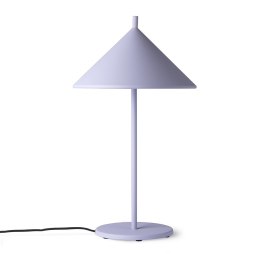 Lampa stołowa Triangle metalowa liliowy mat, rozm M