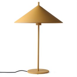 Lampa stołowa Triangle metalowa musztardowa mat, rozm L