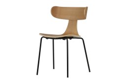 Krzesło metalowo drewniane naturalne FORM