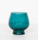 UNC świecznik szklanka Swinging 70s niebieski