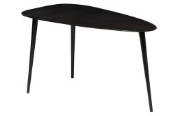 Zestaw 2 stołów z metalu czarnych TRIANGLE