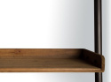 Regał loftowy z drewna i metalu WALTER