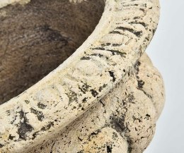 Puchar ceramiczny płaski beżowy GIARDINO C